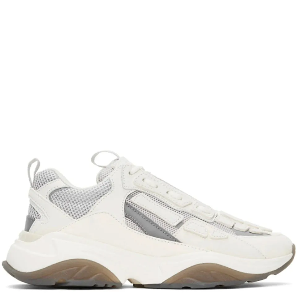 Amiri White & Grey Bone Runners