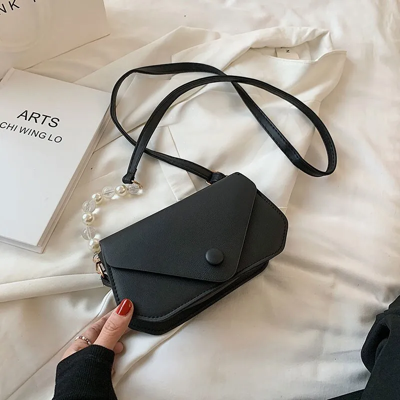 Back to College Fashion Simple Style Handbags For Women 2021 Solid Color Female Shoulder Bag Brand Designer Women Crossbody Versatile Small Bag