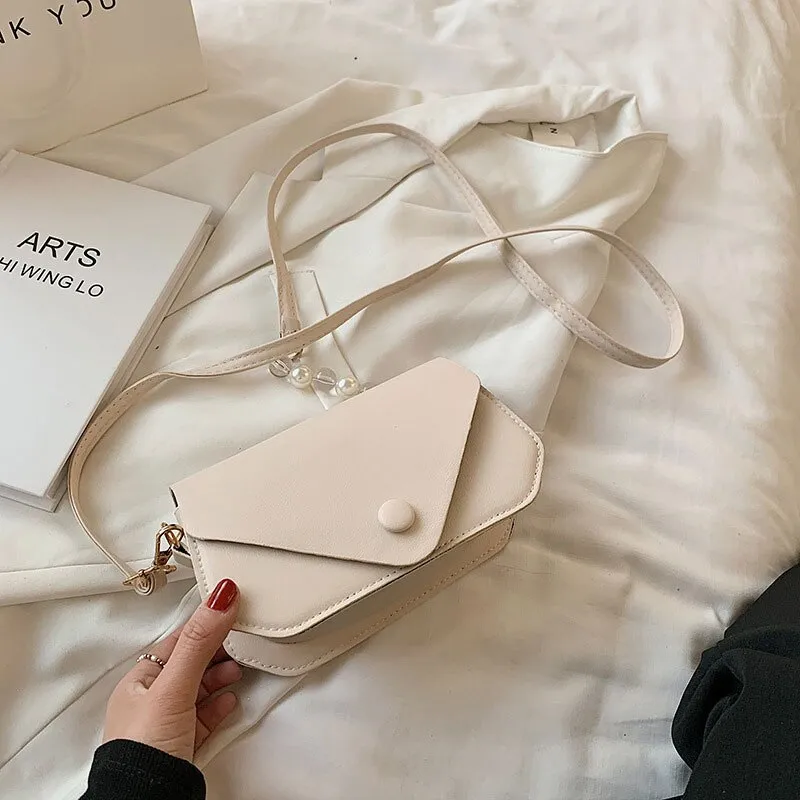 Back to College Fashion Simple Style Handbags For Women 2021 Solid Color Female Shoulder Bag Brand Designer Women Crossbody Versatile Small Bag