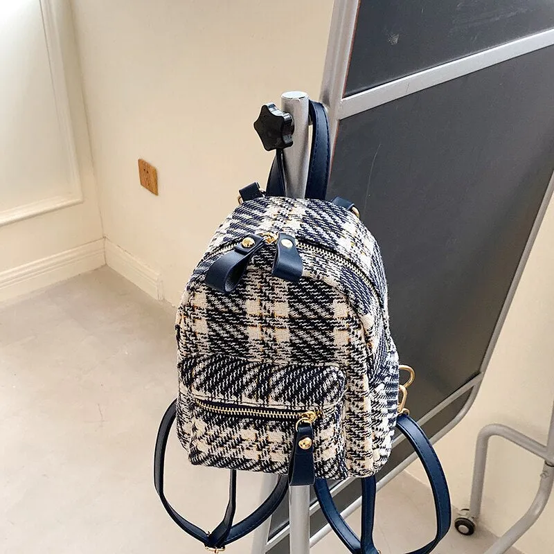 Back to College New Fashion Women Cute Backpack Mini Casual Bag Girl Small School Backpacks for Teenagers Ladies Shoulder Bags Mochila Feminina