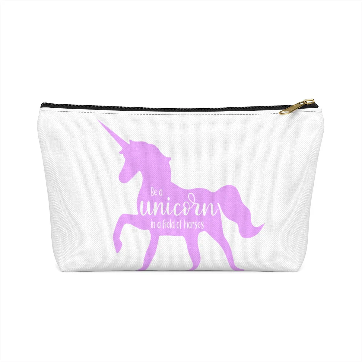 Be a Unicorn Accessory Pouch w T-bottom