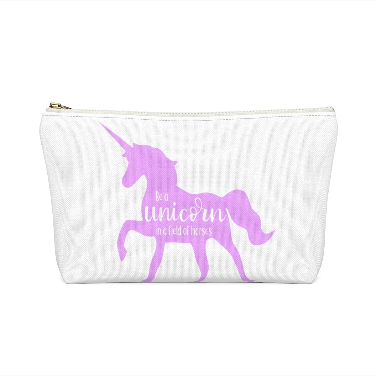 Be a Unicorn Accessory Pouch w T-bottom