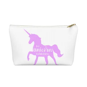 Be a Unicorn Accessory Pouch w T-bottom