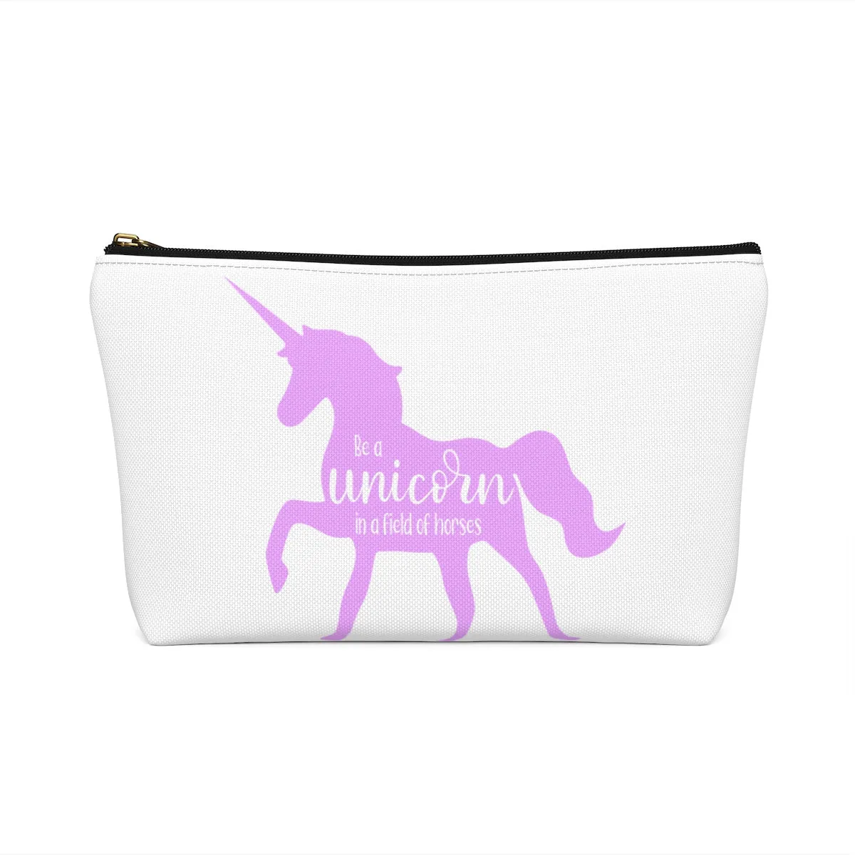 Be a Unicorn Accessory Pouch w T-bottom