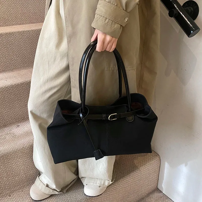 Big PU Leather Underarm Bags for Women