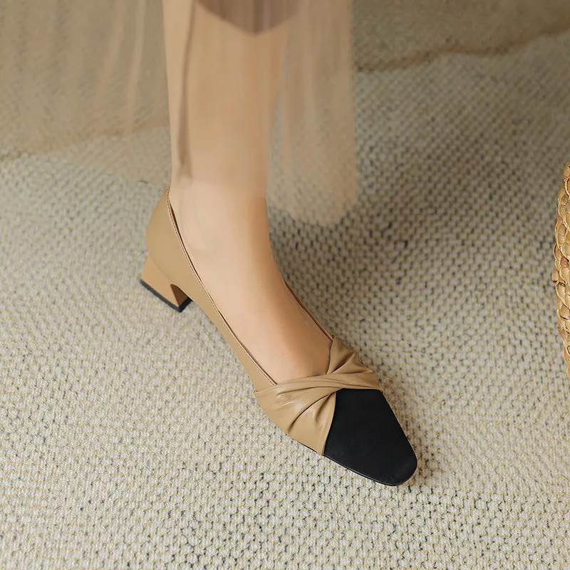Briar Cap Toe Low Heels