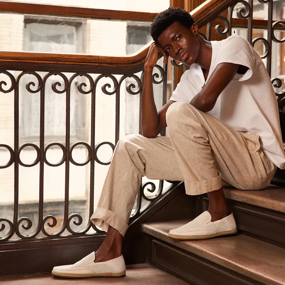 CAYDENN WHITE LEATHER