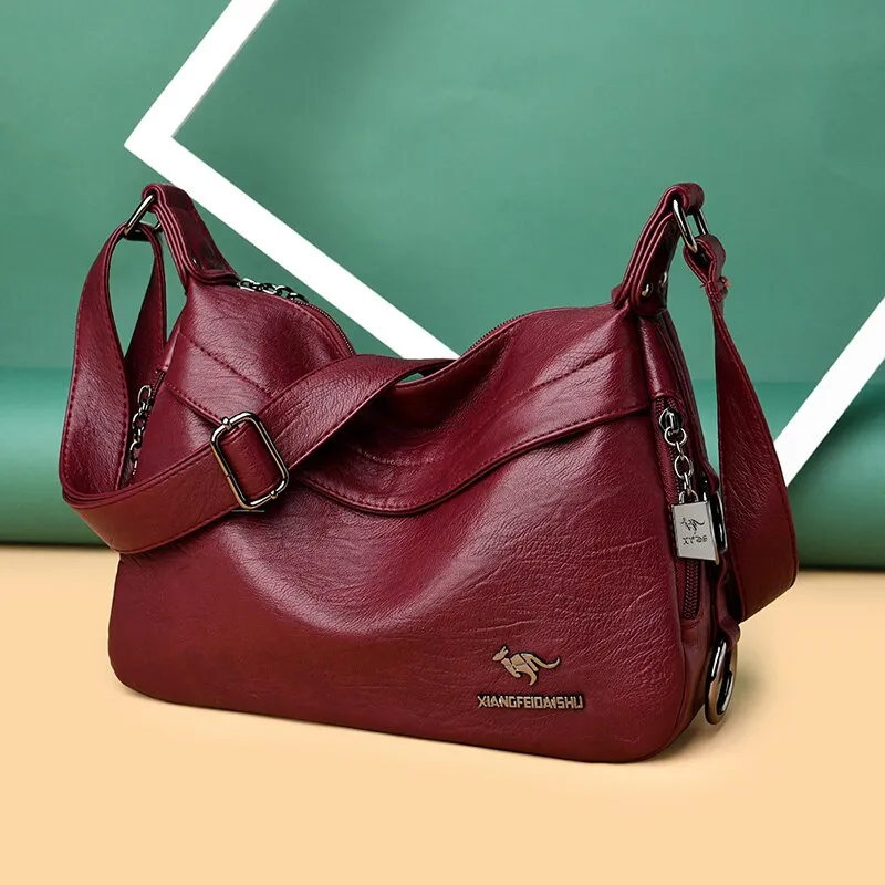 Christmas Gift Luxury Crossbody Bags for Women 2020 New Fashion Handbag Designer Female Soft Leather Shoulder Messenger Bags Tote Bag Sac