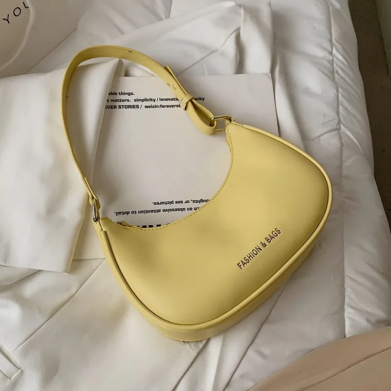 Christmas Gift с доставкой Simple solid color Small PU Leather Saddle Crossbody Bags 2021 Summer Luxury Brand Chain Shoulder Handbags Purses