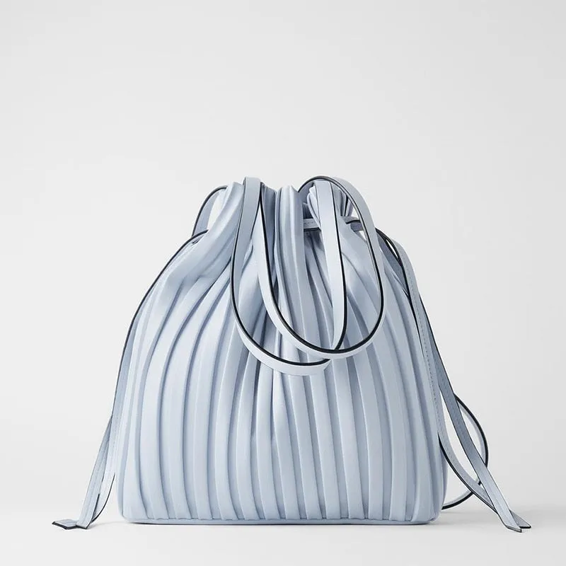 Christmas Gift Summer Bucket Pouch Luxury Handbags Women Leather Bags Designer Shoulder Girl Messenger Bag Famous Brand Female Small Za Handbag