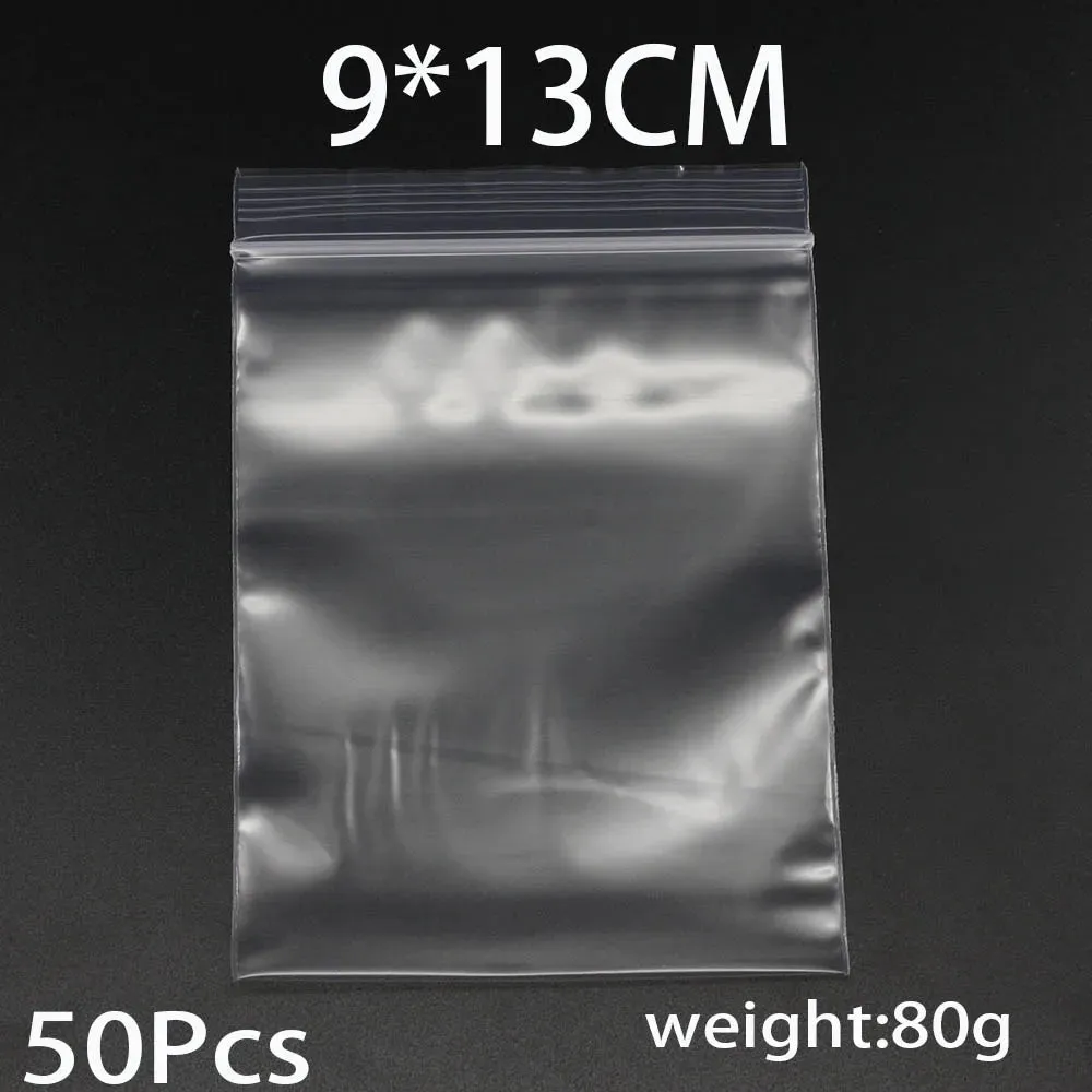 Clear Plastic Poly Reclosable Zipper Lock Bags for Jewelry Craft Office Supplies Accessories Storing, Protecting, and Packaging