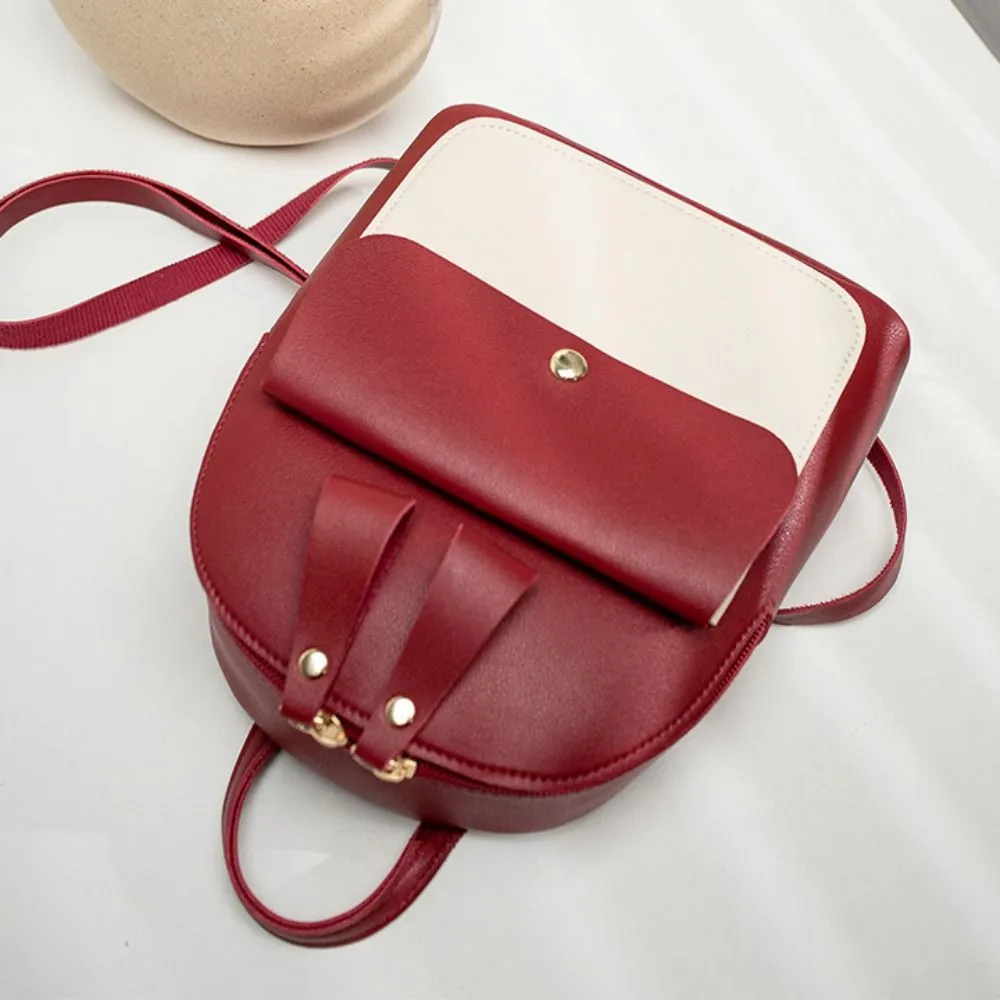 Crossbody Bags for Women Fashion Leather Shoulder Bag Backpack Lady Mobile Small Letter Phone Purse Bag Women Backpack
