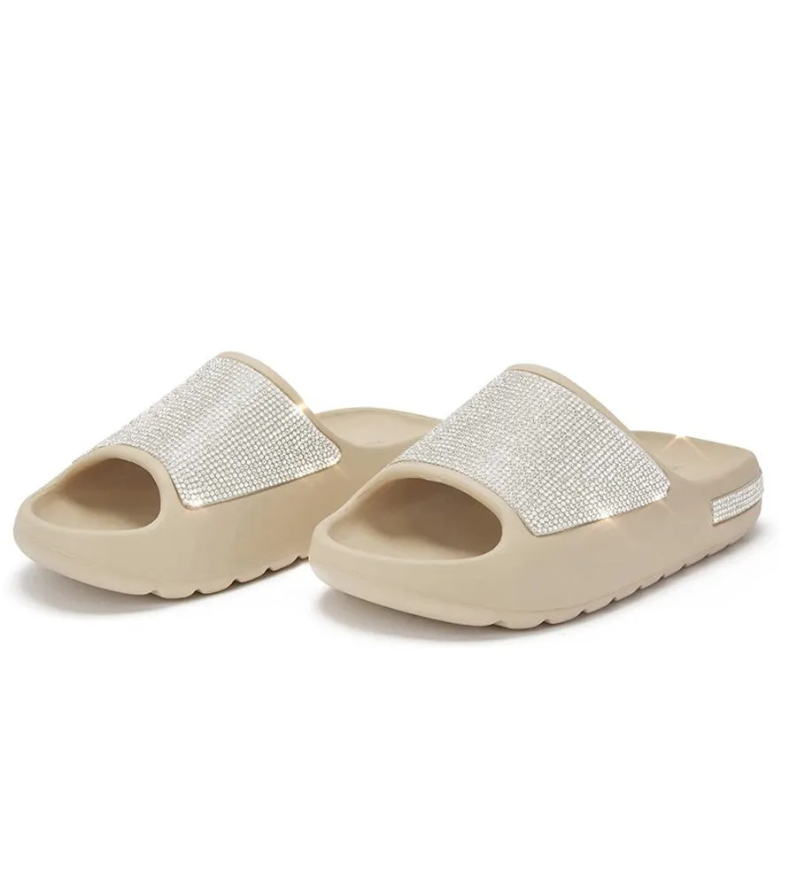 Drill surface thin flash thick sole slippers sandals HPSD269