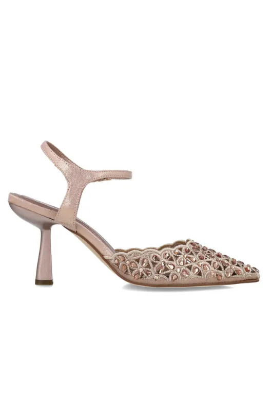 Embellished Mid Heel Slingback