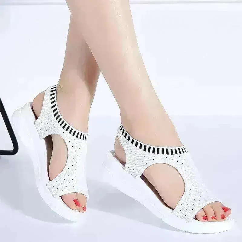 Flat bottom casual student mesh women's shoes