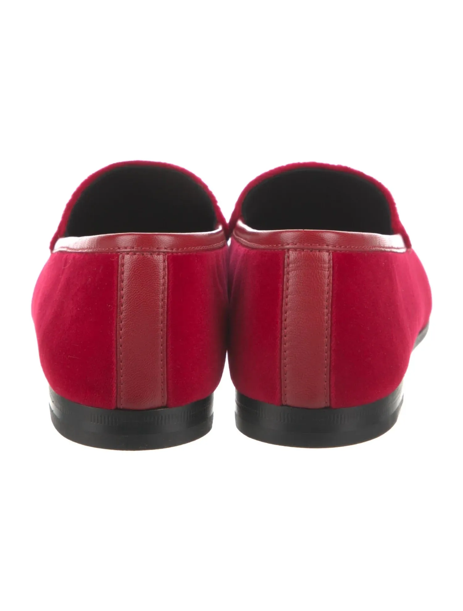 GUCCI JORDAAN HORSEBIT VELVET LOAFERS