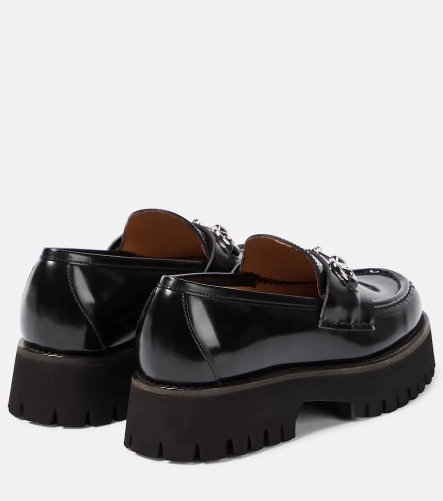 Gucci Sylke Horsebit leather loafers