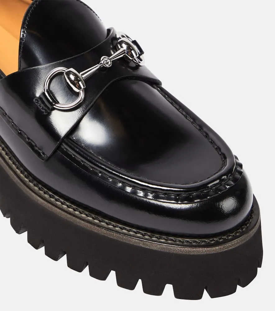 Gucci Sylke Horsebit leather loafers