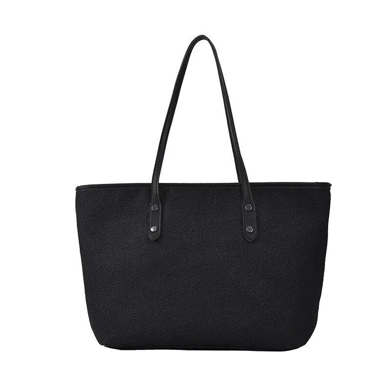 High Quality Women Canvas Handbags Large Capacity Ladies Big Shoulder Bag Designer Female Travel Tote Bags Casual Messenger Bag