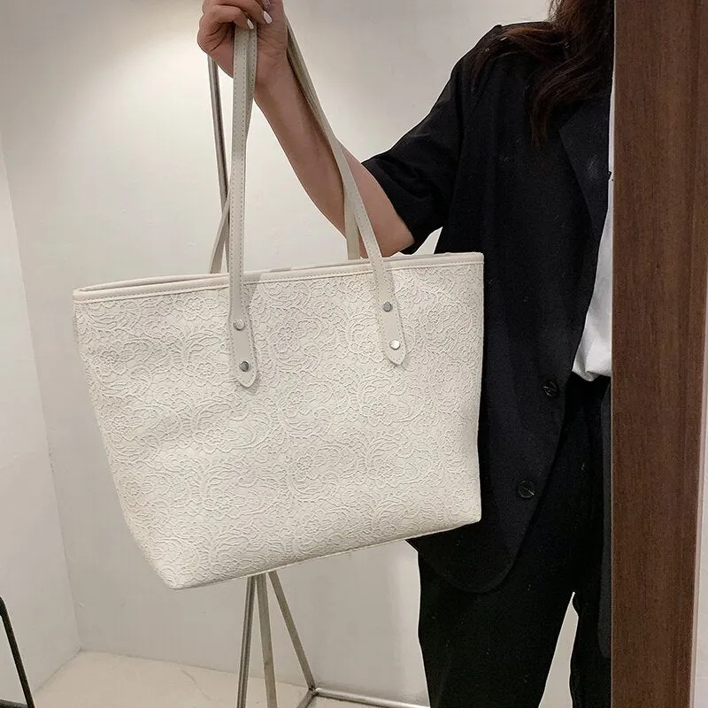 High Quality Women Canvas Handbags Large Capacity Ladies Big Shoulder Bag Designer Female Travel Tote Bags Casual Messenger Bag