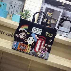 High Quality Women Large Capacity Pu Leather Handbags Shoulder Bag New Fashion Designer Ladies Crossbody Bags for Women Tote Bag