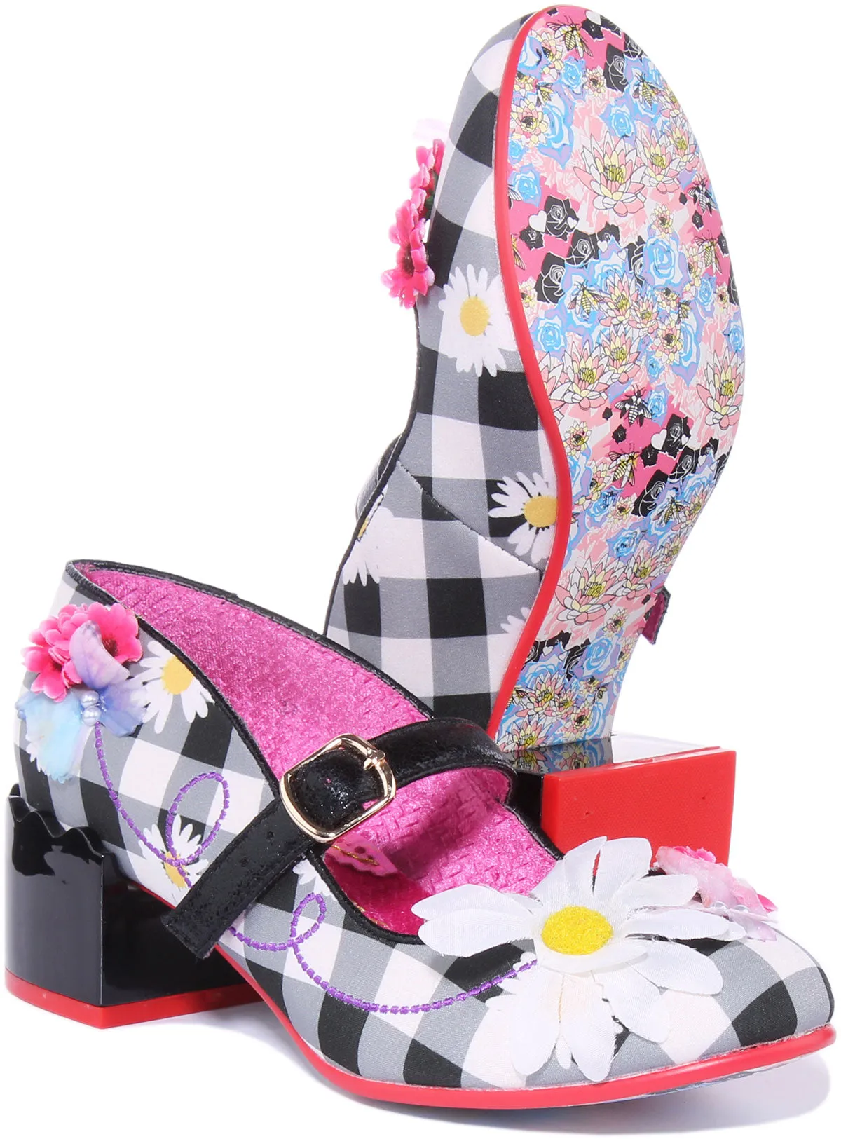 Irregular Choice Blue Skies In Black For Women