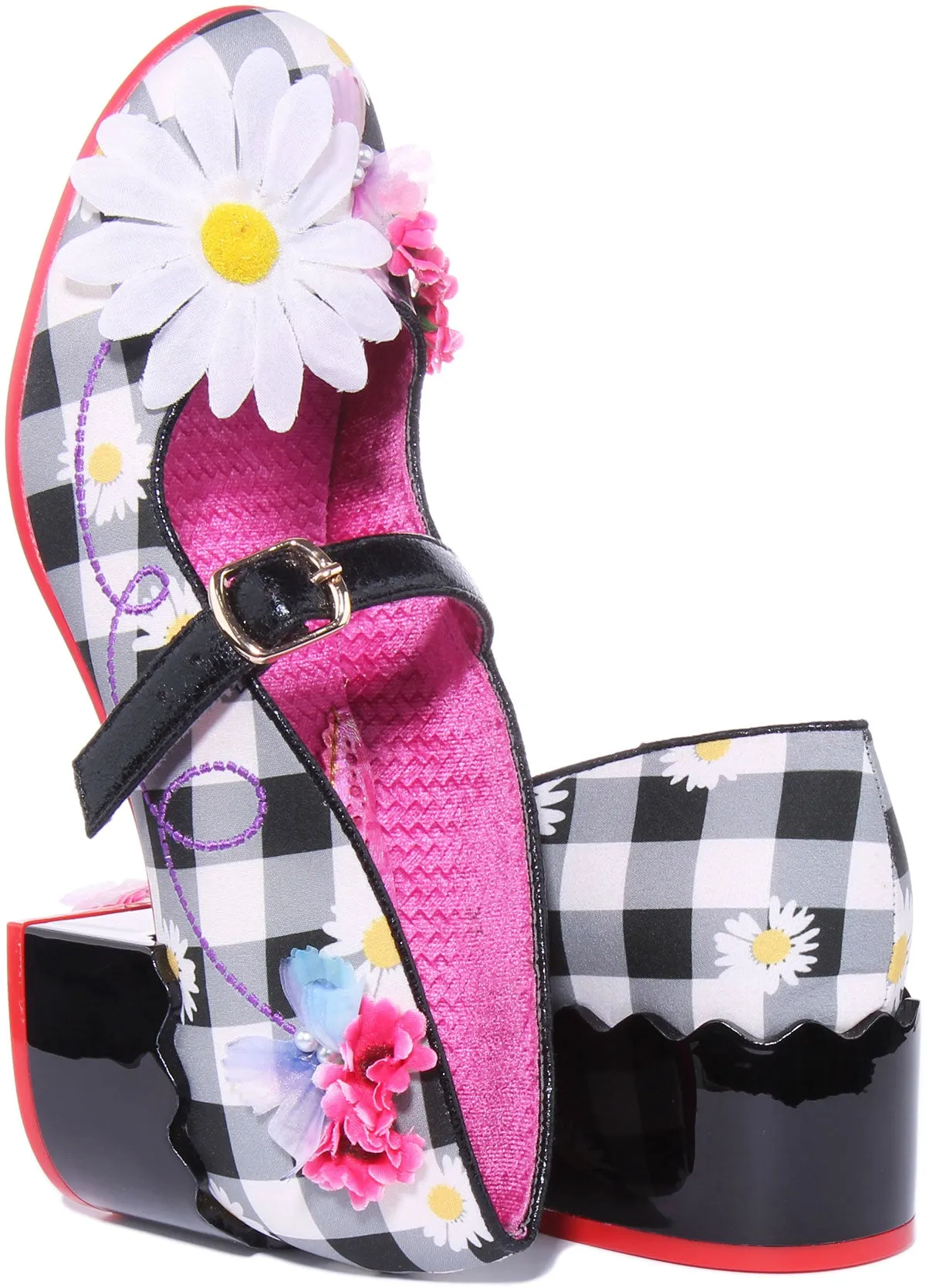 Irregular Choice Blue Skies In Black For Women