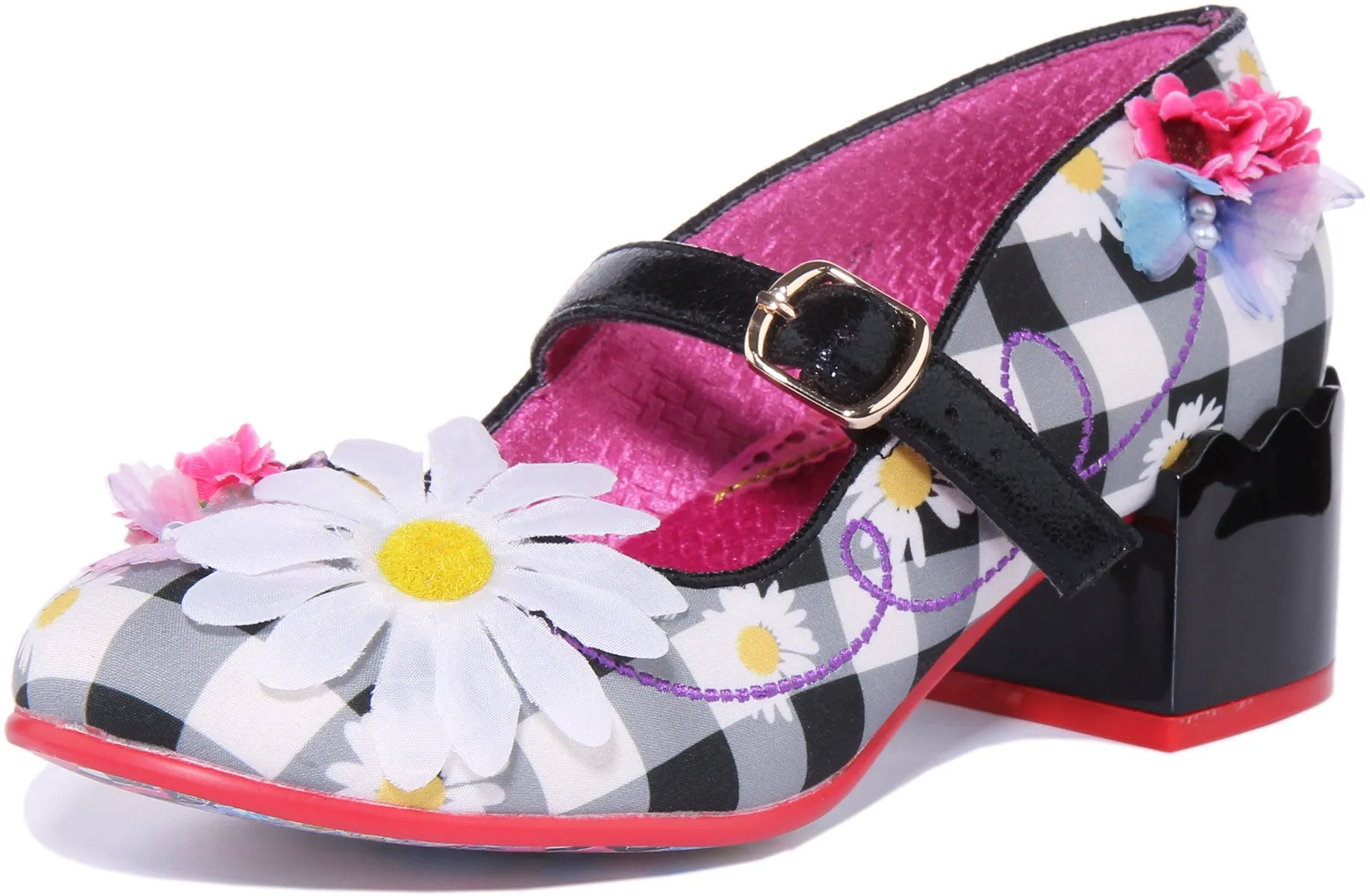 Irregular Choice Blue Skies In Black For Women