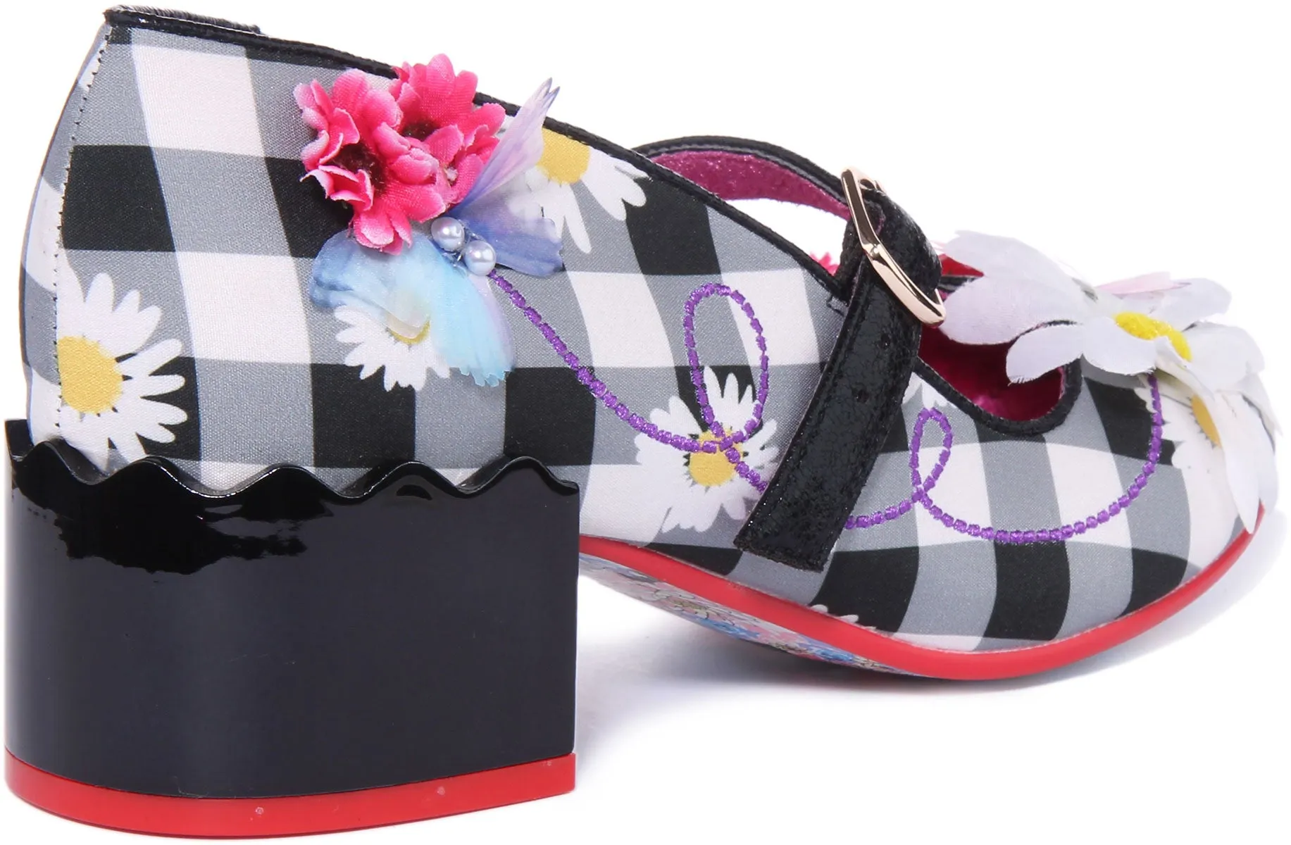 Irregular Choice Blue Skies In Black For Women