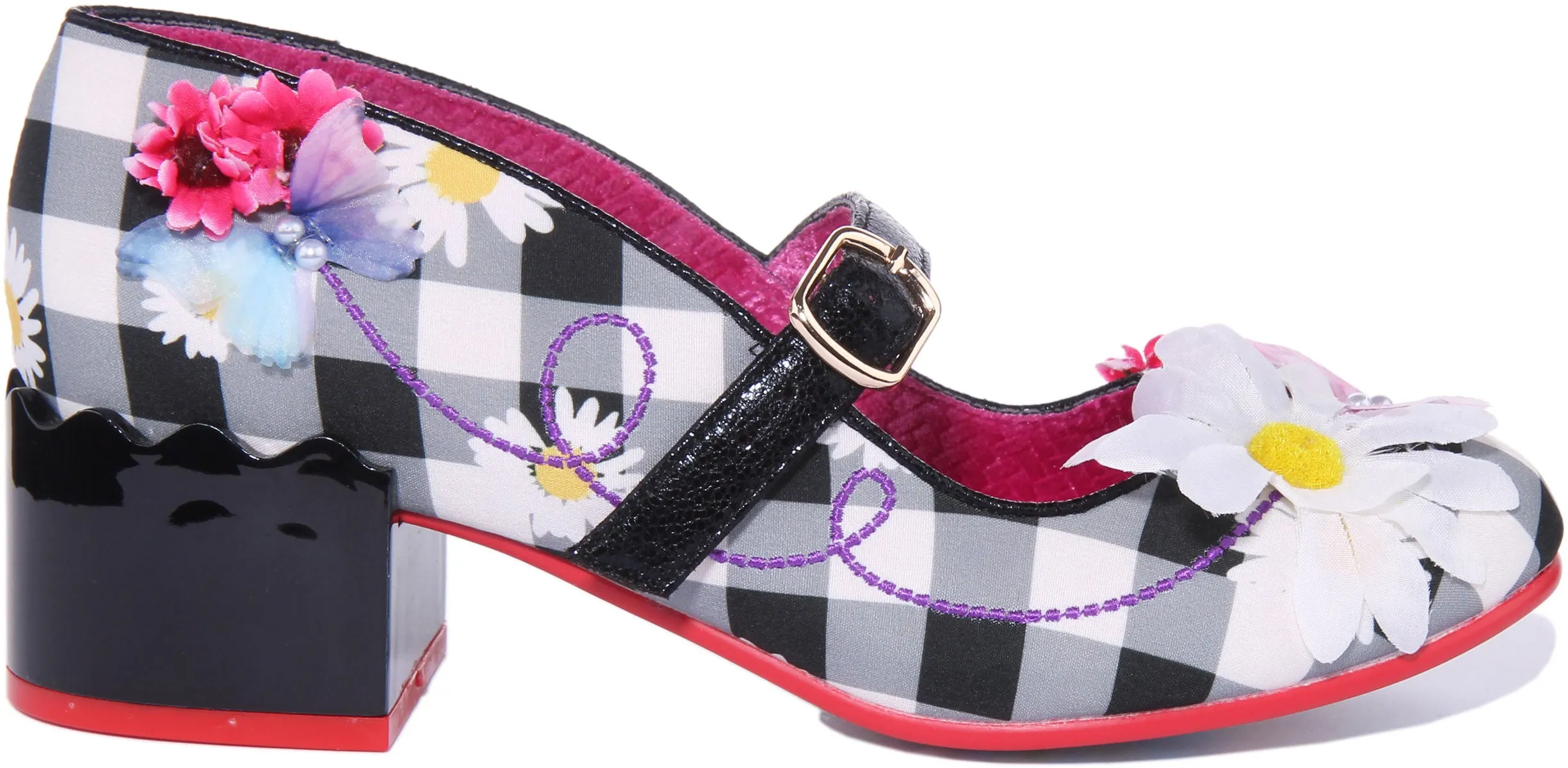 Irregular Choice Blue Skies In Black For Women