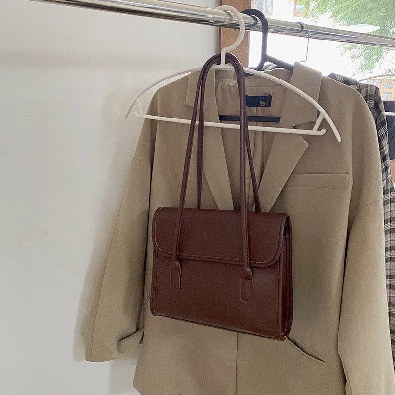 Korean style women shoulder bag PU leather female Handbags big Totes Solid color ladies hand bag bolsa Casual Axillary bags