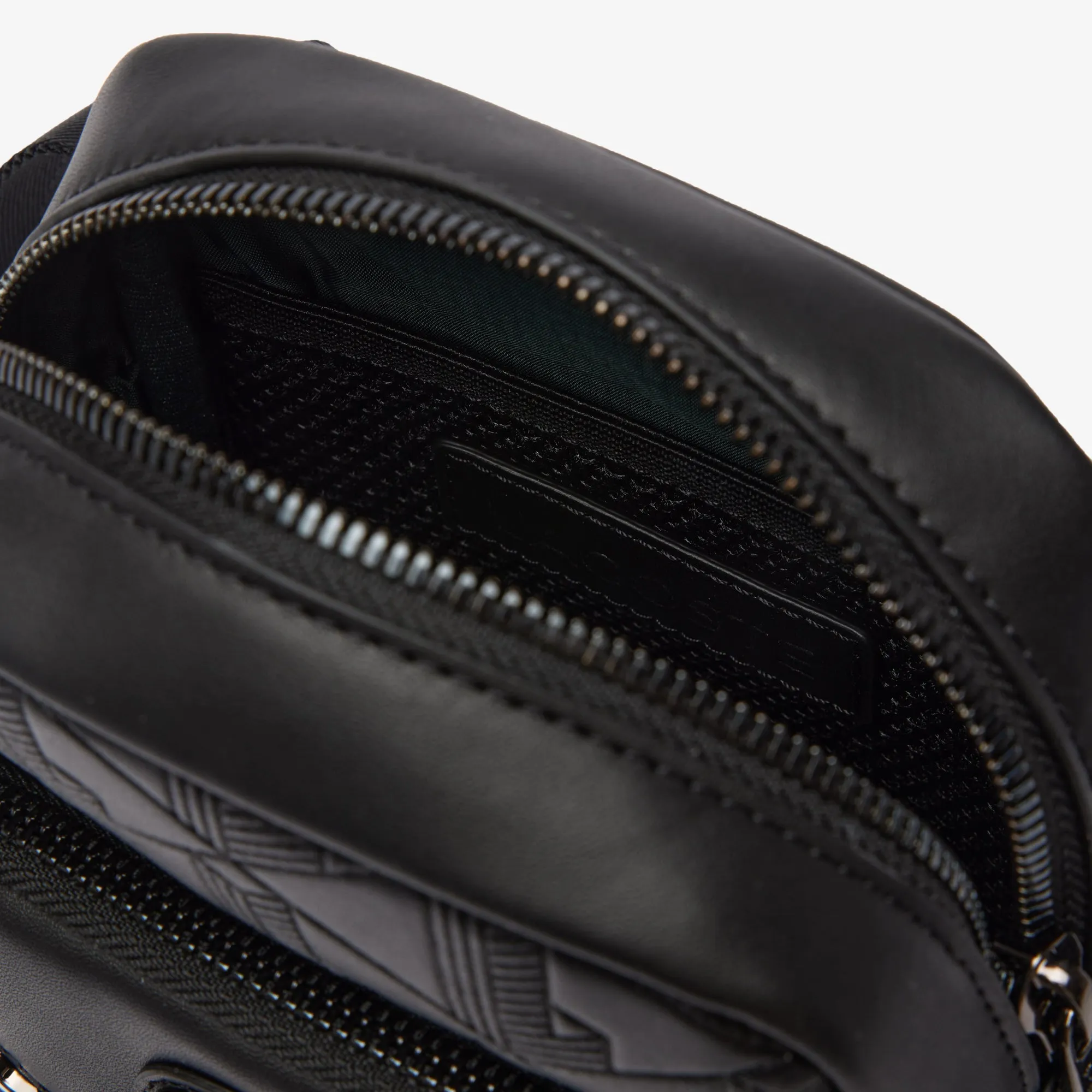 Lacoste Men's Embossed Monogram Small Crossbody