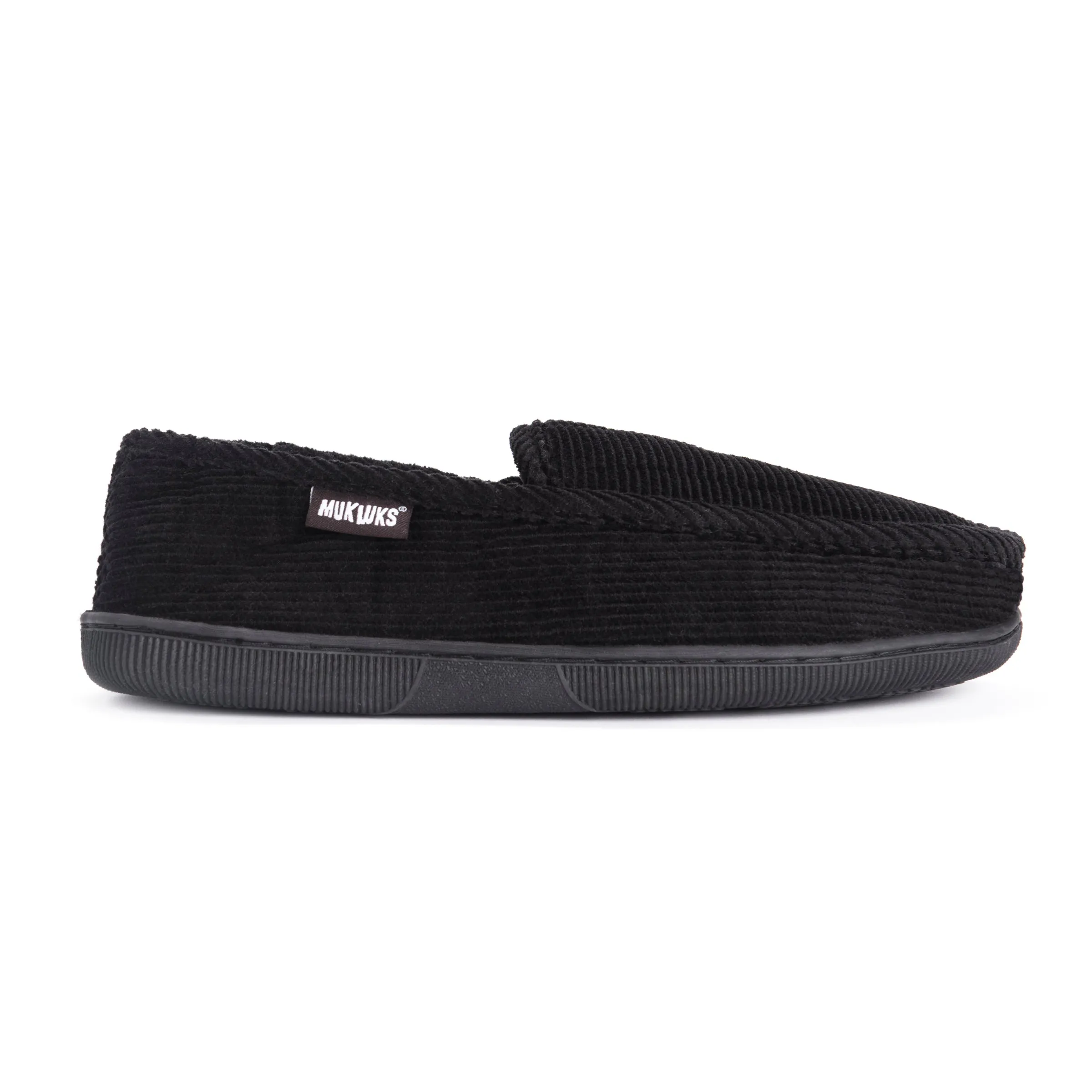 Men's Corduroy Moccasin with Flannel Lining