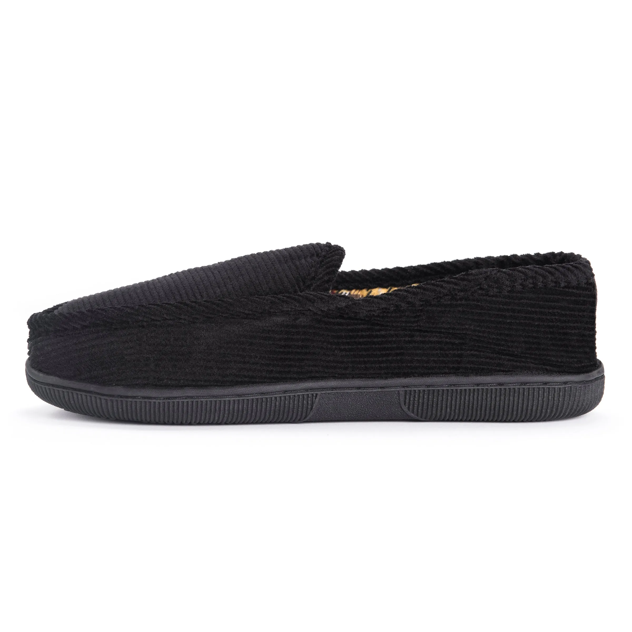 Men's Corduroy Moccasin with Flannel Lining