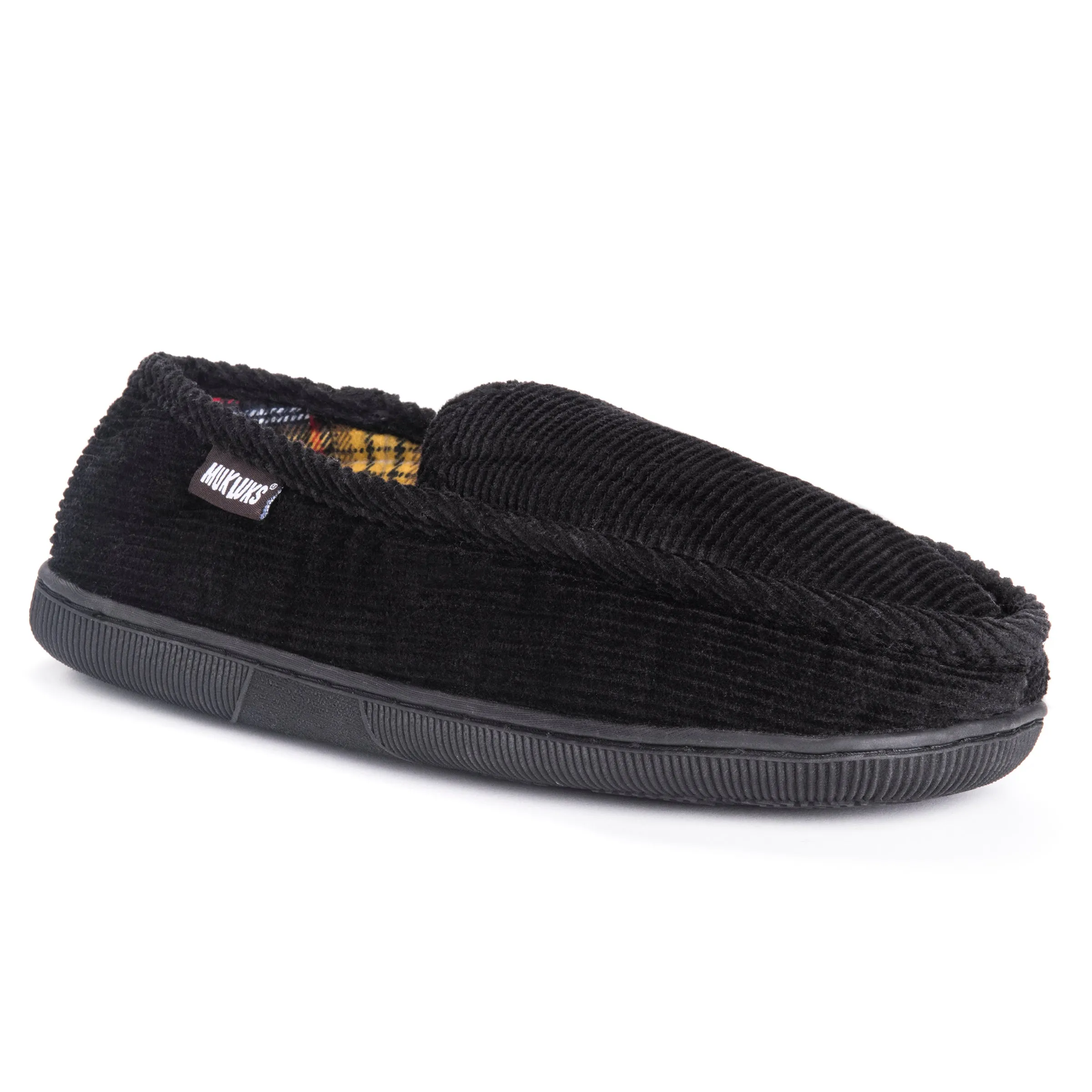Men's Corduroy Moccasin with Flannel Lining