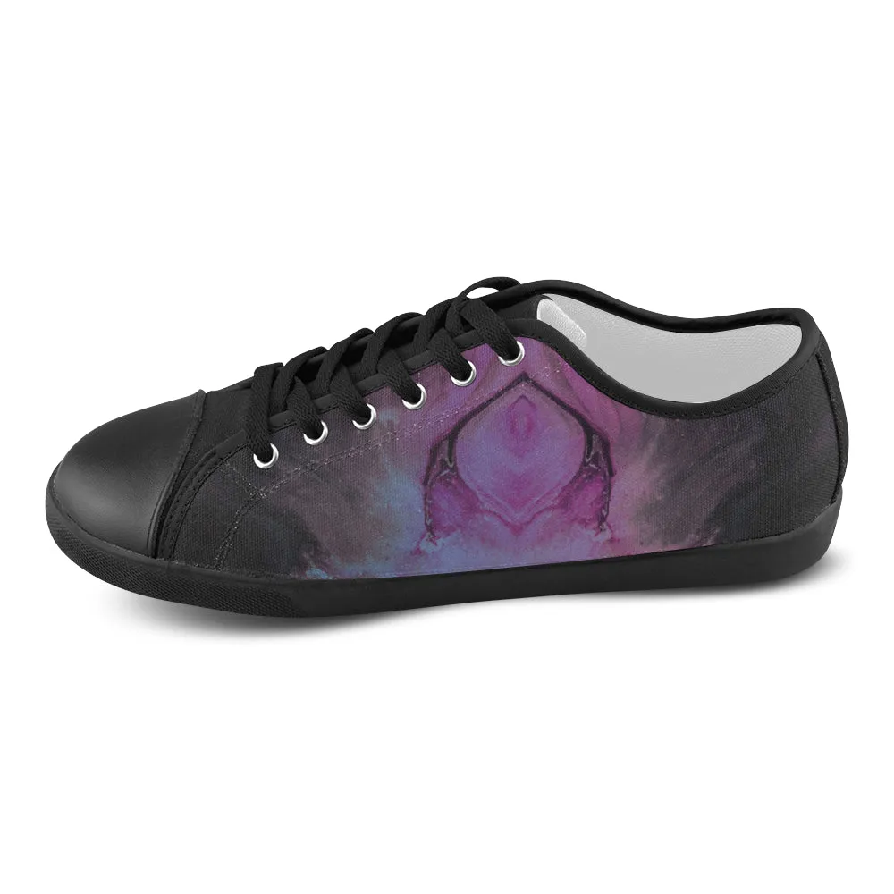 Men's Influenza Psychedelic Print Canvas Low Top Shoes