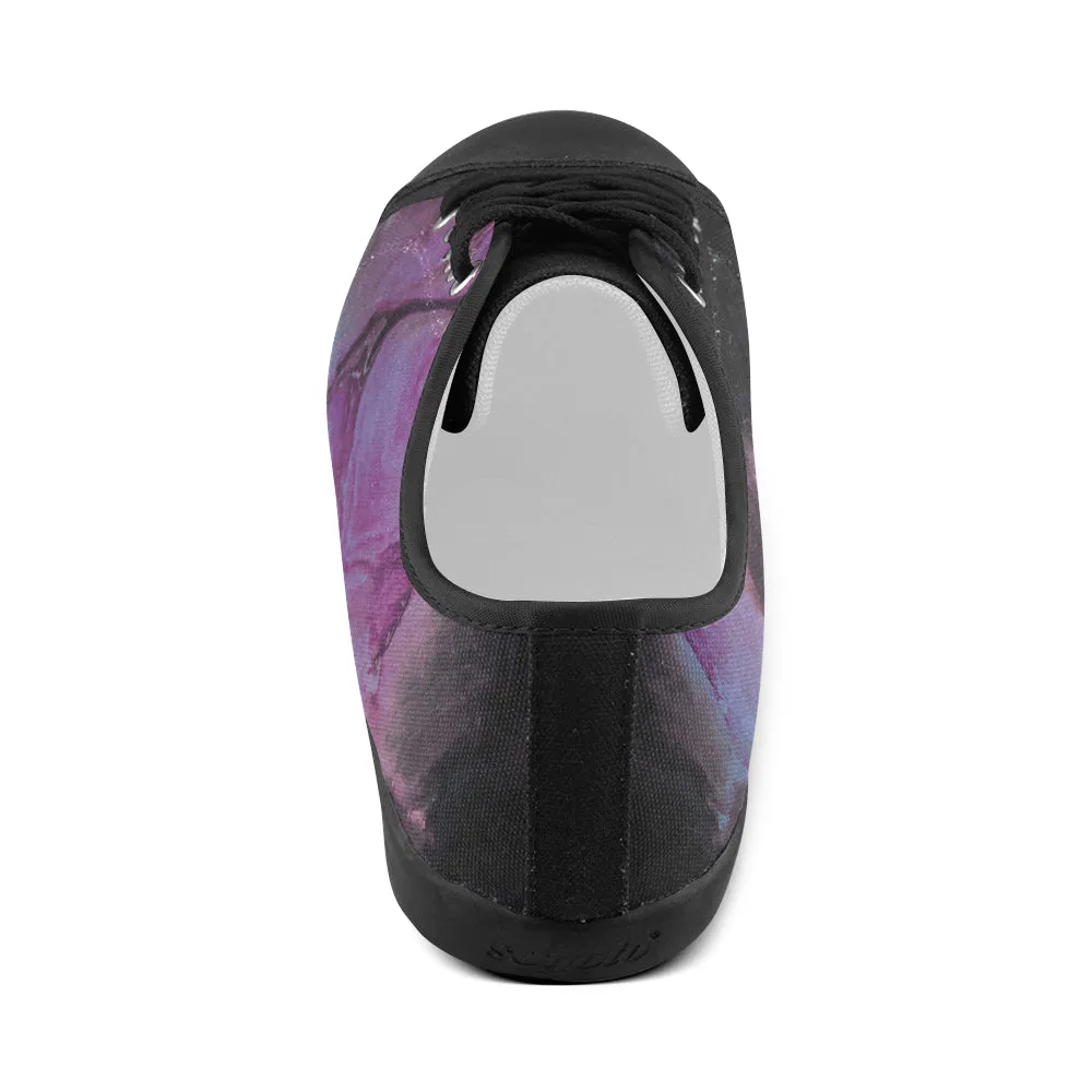 Men's Influenza Psychedelic Print Canvas Low Top Shoes