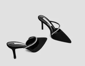 Mischa Studded Strap Heels
