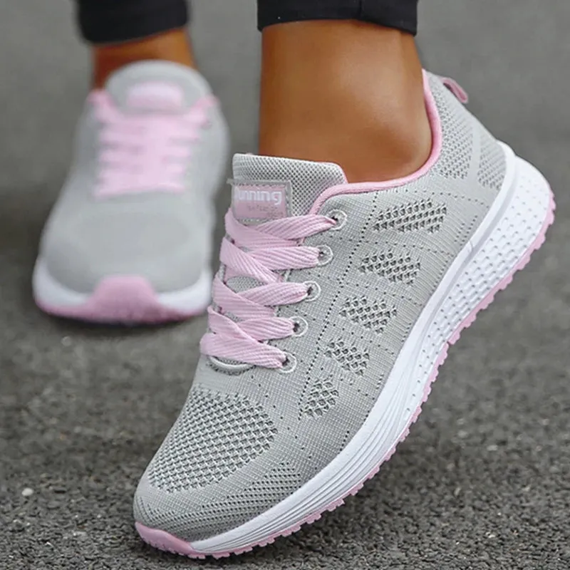 New Arrival Women Flats Footwear Shoes Woman Lace Up Flats Shoes Casual Sneakers Women's Shoes Soft Zapatos Mujer Plus Size