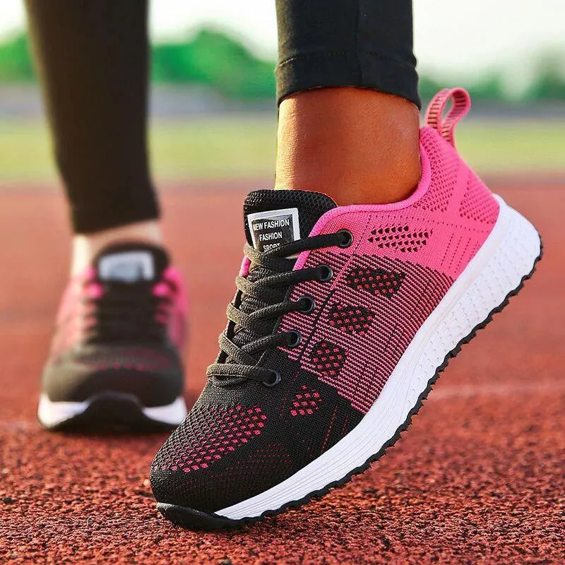 New Arrival Women Flats Footwear Shoes Woman Lace Up Flats Shoes Casual Sneakers Women's Shoes Soft Zapatos Mujer Plus Size