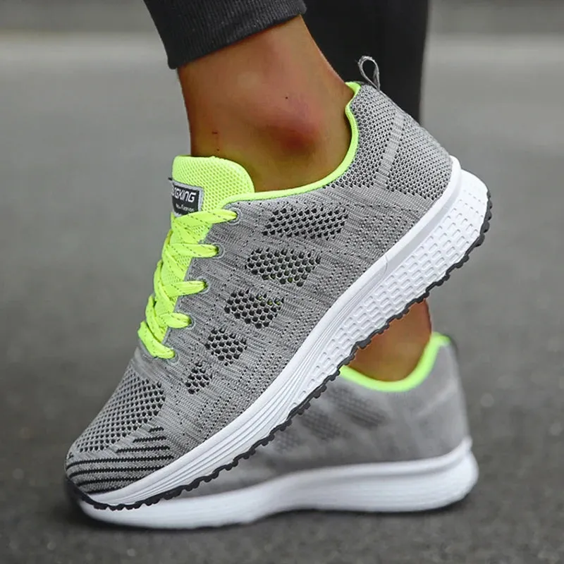 New Arrival Women Flats Footwear Shoes Woman Lace Up Flats Shoes Casual Sneakers Women's Shoes Soft Zapatos Mujer Plus Size