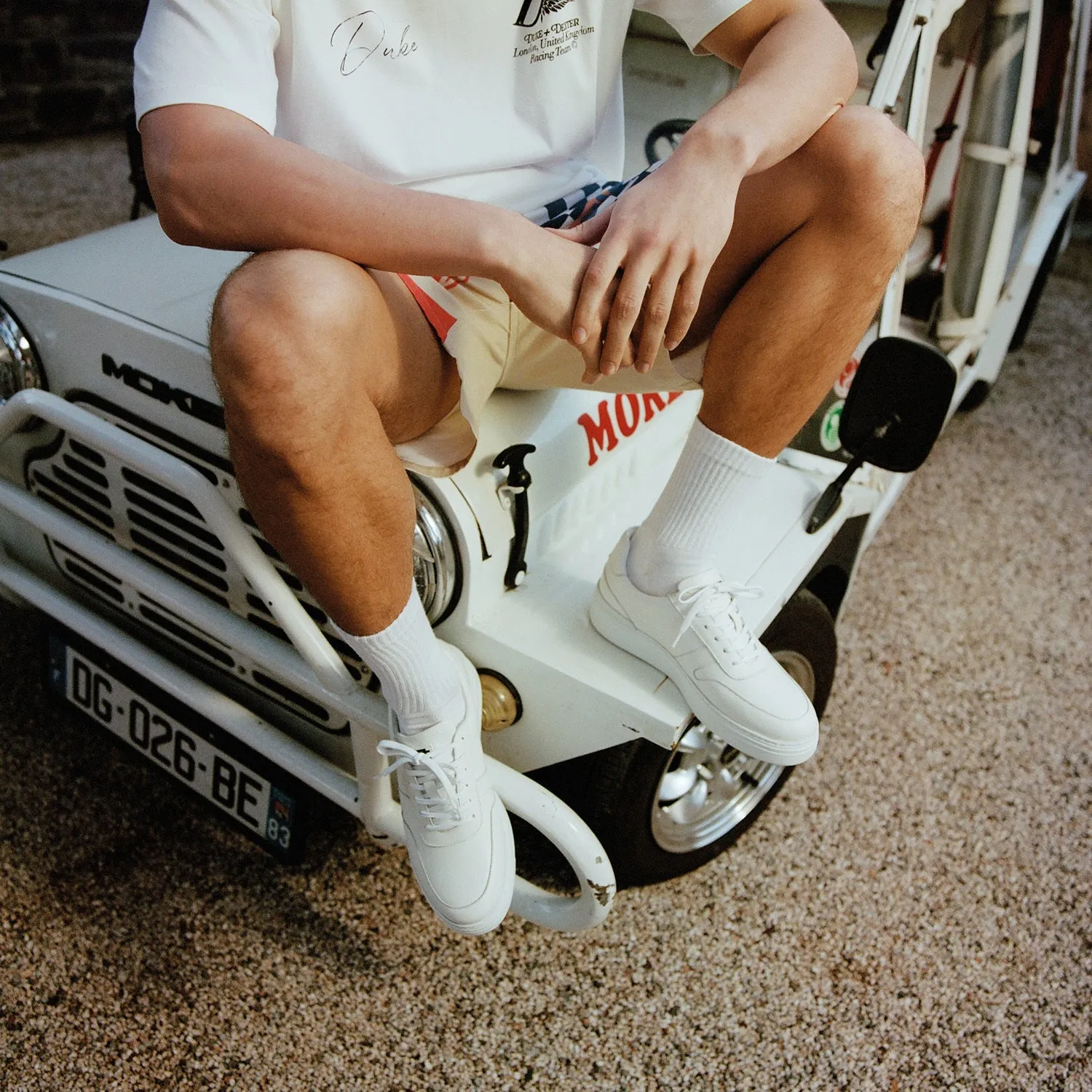 Ritchie Clean White Sneaker - Men's