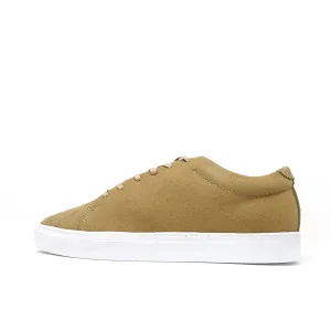 Sand Distressed Low-Top Sneakers
