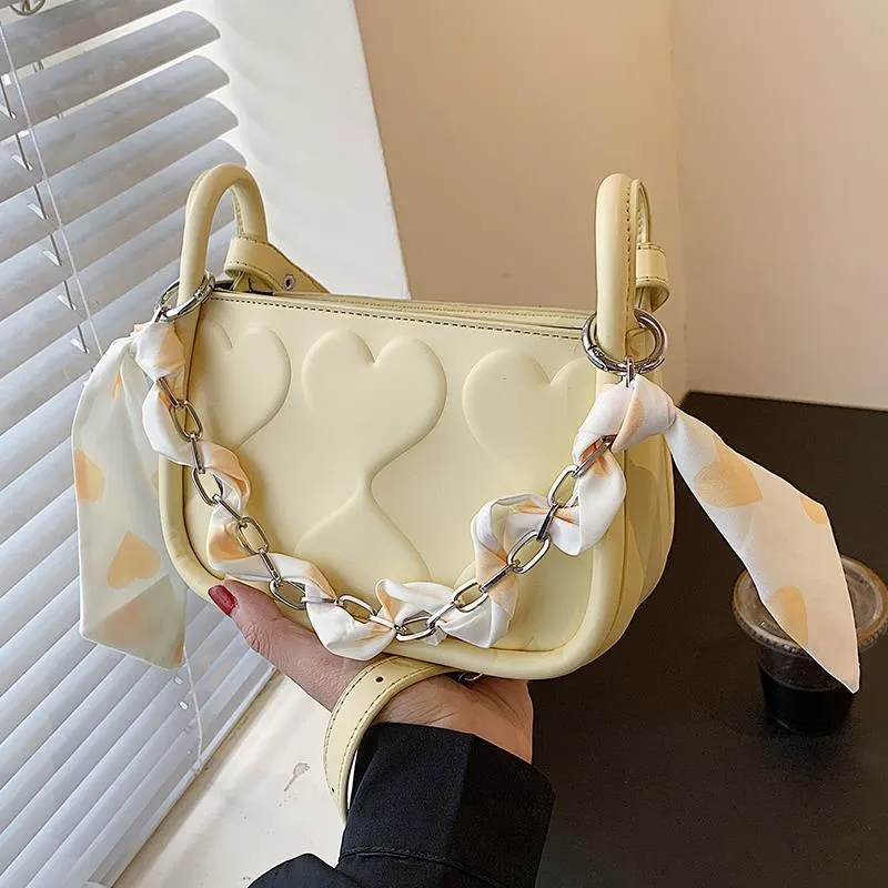 Shoulder Bag Female Crossbody Bag Women Designer Handbag Purse Chain Women Bag Fashion Ribbon Backpack 2021 PU Leather Zipper