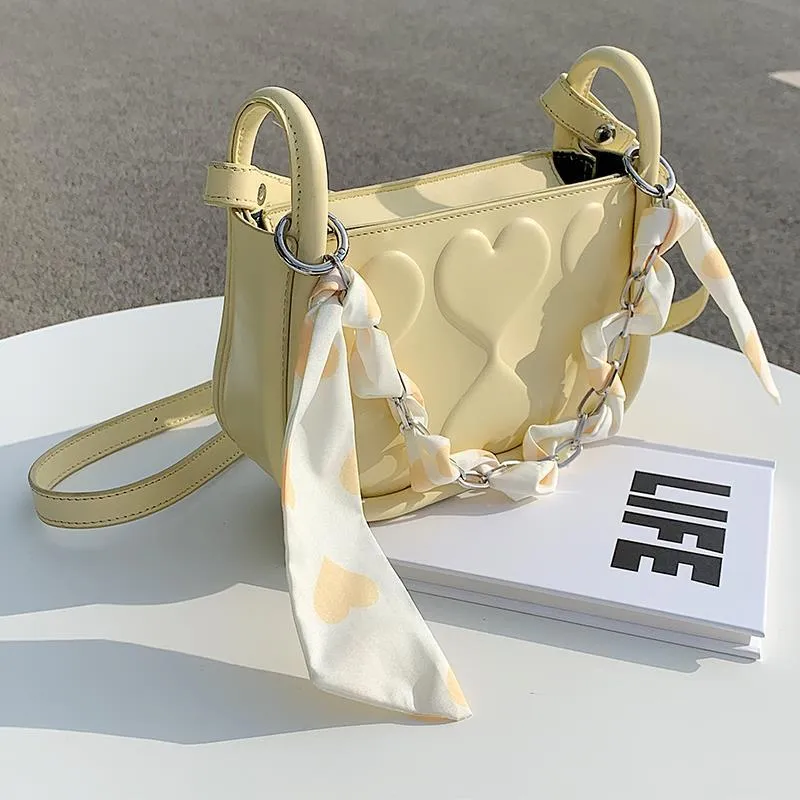 Shoulder Bag Female Crossbody Bag Women Designer Handbag Purse Chain Women Bag Fashion Ribbon Backpack 2021 PU Leather Zipper