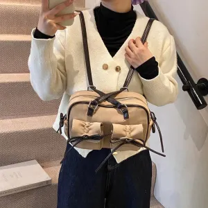 Small Bow Tie Double Pockets Underarm Bags