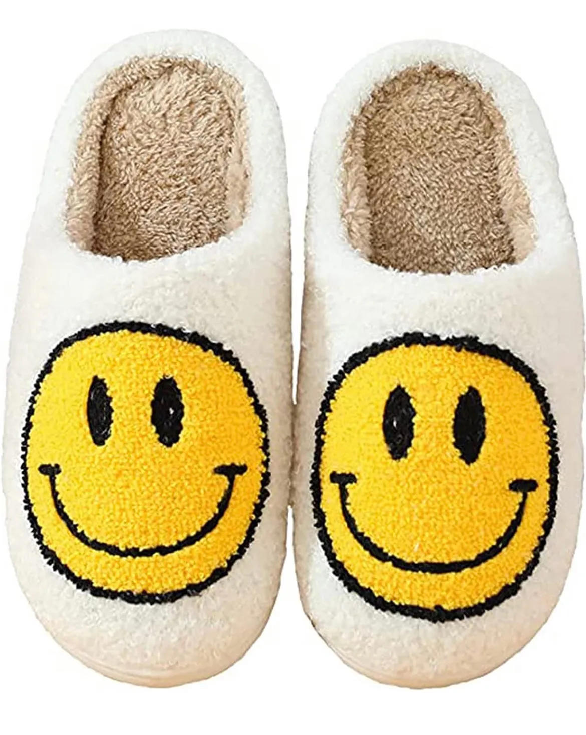 Smiley Face Sherpa Slipper
