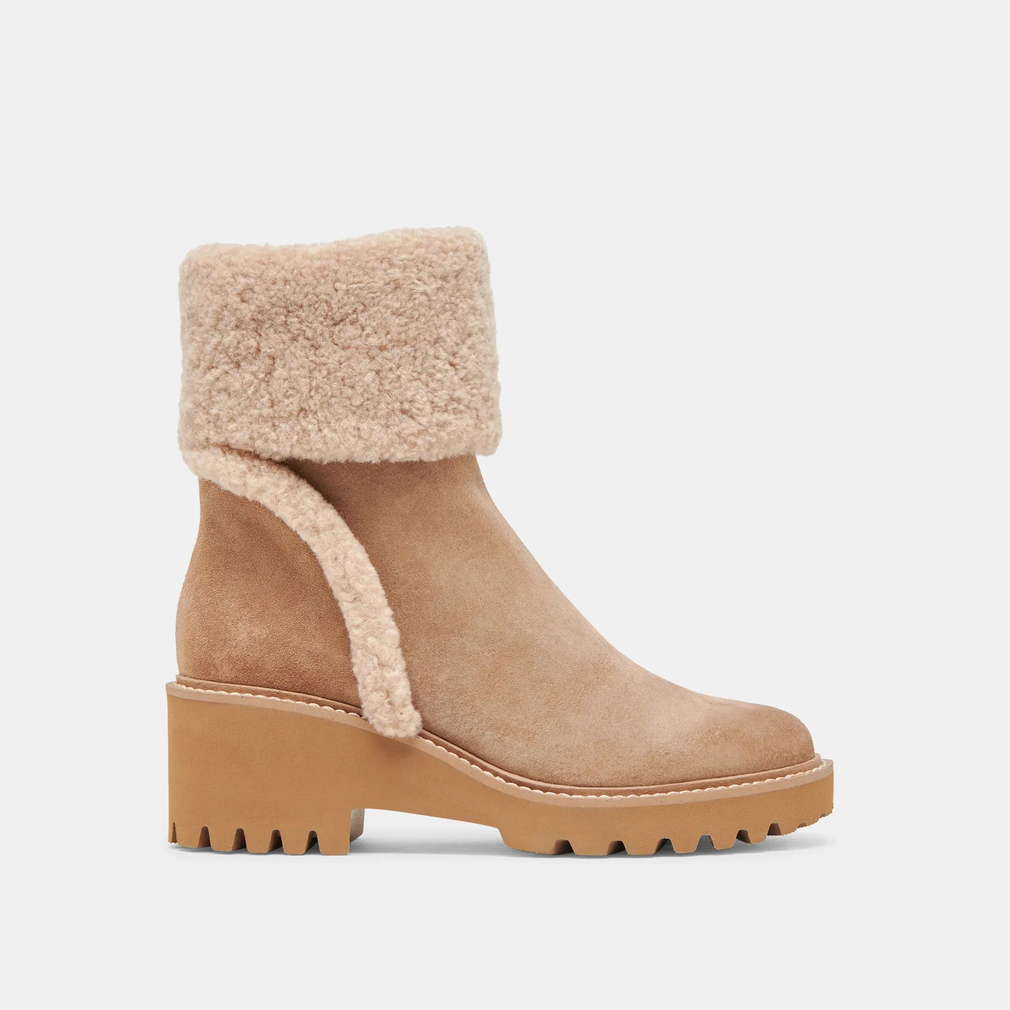 The Hug H2O Boots by Dolce Vita - Mushroom Suede