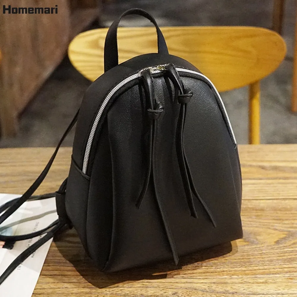 Vvsha Back to College Homemari Women's backpack kawaii Small Backpack Letter Purse Mobile Phone Simple Ladies Travel Bag Student School Backpacks Girl