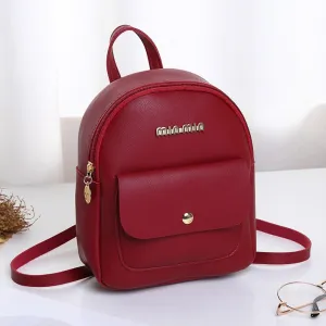 Vvsha Back to College Homemari Women's backpack kawaii Small Backpack Letter Purse Mobile Phone Simple Ladies Travel Bag Student School Backpacks Girl